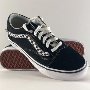 vans sidestripe v old skool white shoes